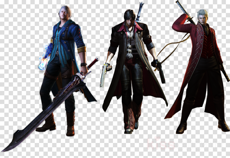 Dante Dmc4 Clipart Devil May Cry 4 Devil May Cry - Dmc4 Vergil Ex Costume (900x620), Png Download
