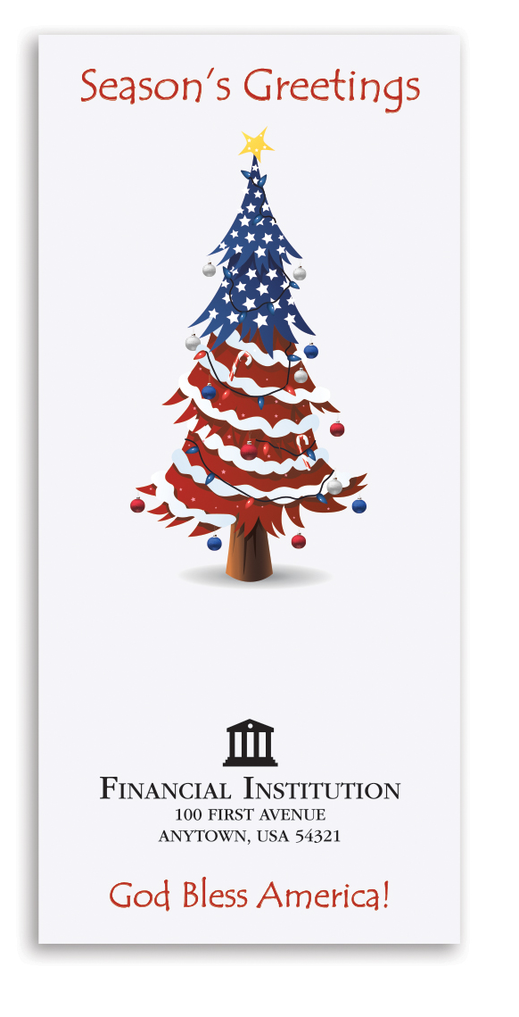 Holiday Drive Up Envelopes Printed Four Color Litho, - Holiday Currency Envelopes - Patriotic Season's Greetings (1138x1138), Png Download