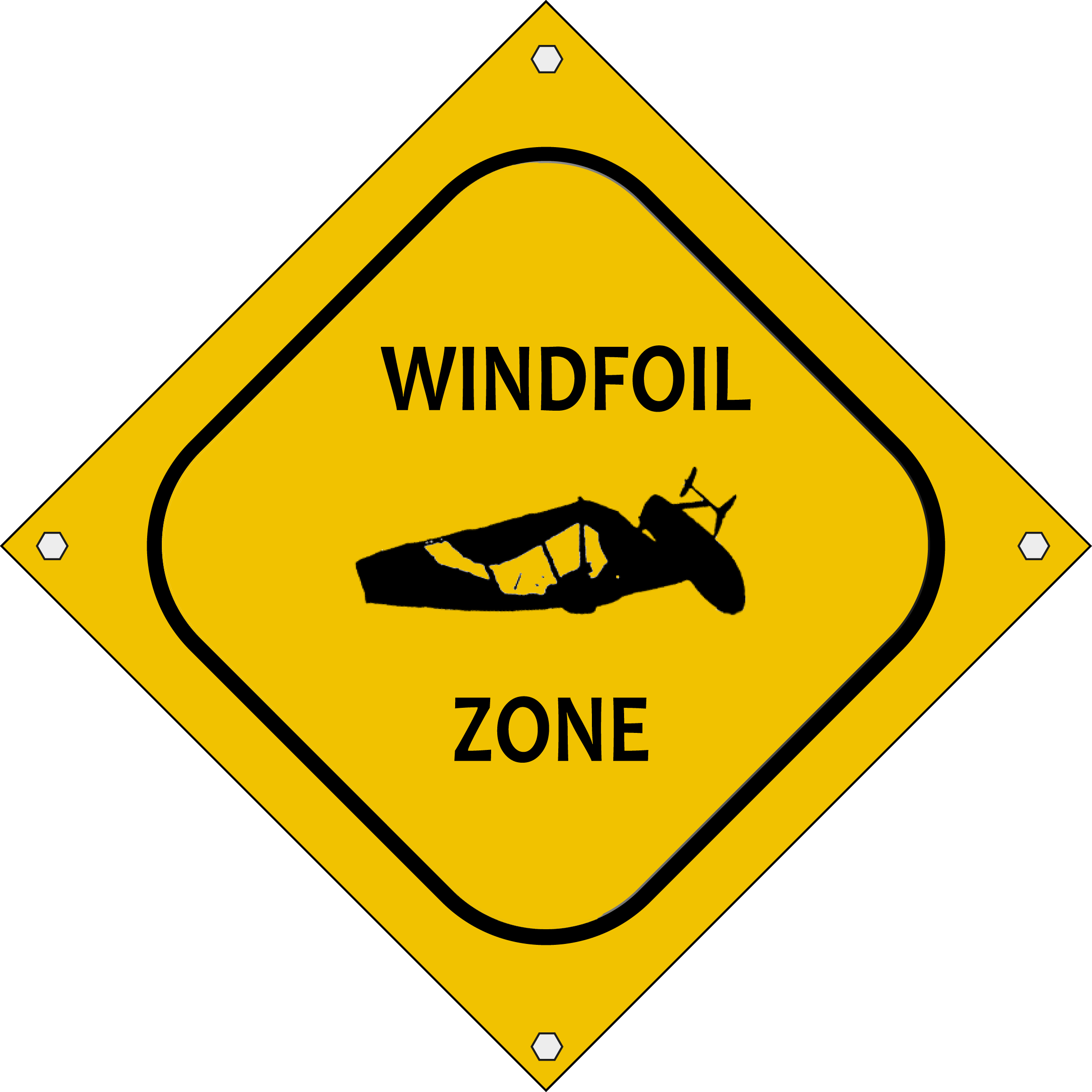 Lane Ends Sign (2308x2308), Png Download