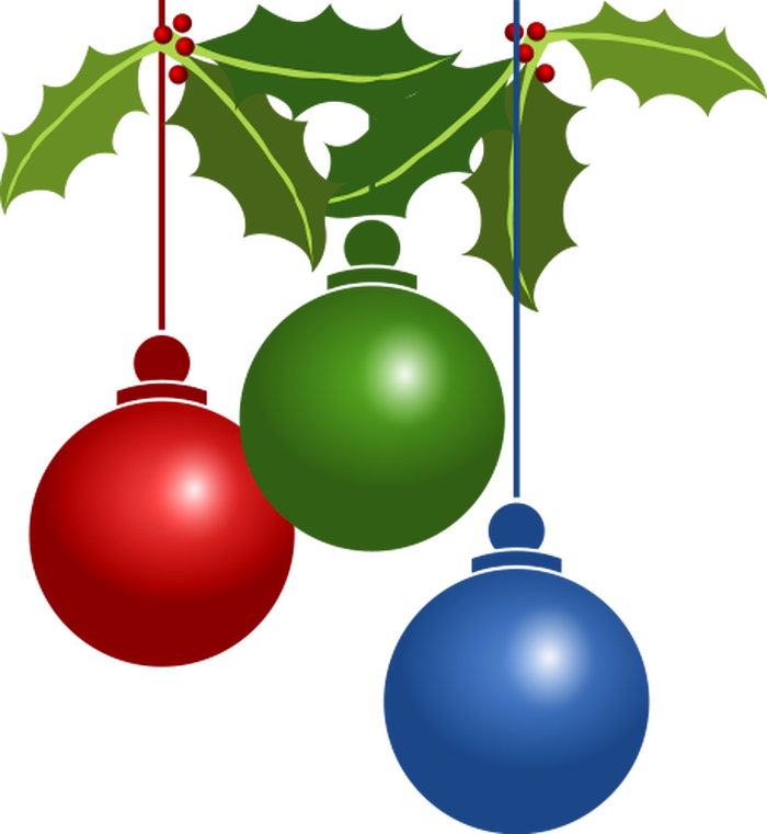 Christmas Clip Art - Christmas Tree Ornaments Png (700x761), Png Download