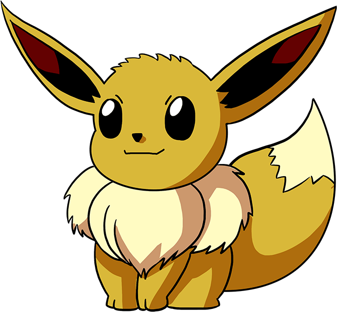 How To Draw Eevee - Pokemon Eevee (680x678), Png Download