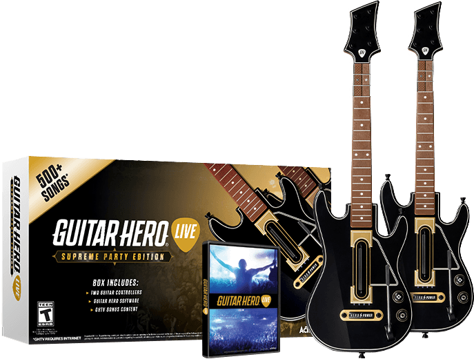 Supreme Party Edition - Guitar Hero Live Supreme Party Edition (687x520), Png Download