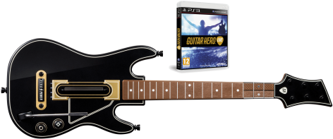 Guitar Hero - Guitar Hero Live Guitar Controller For Xbox 360 (500x682), Png Download