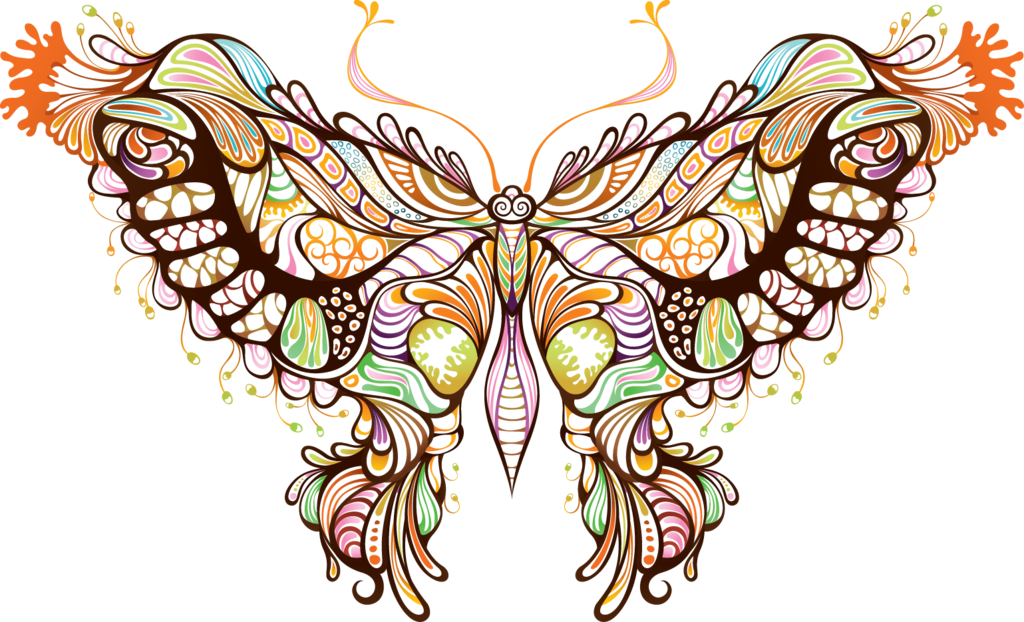 Abtsract Animals Abstract Butterfly By Marekpl Djeiz - Abstract Images Of Animals (1024x622), Png Download