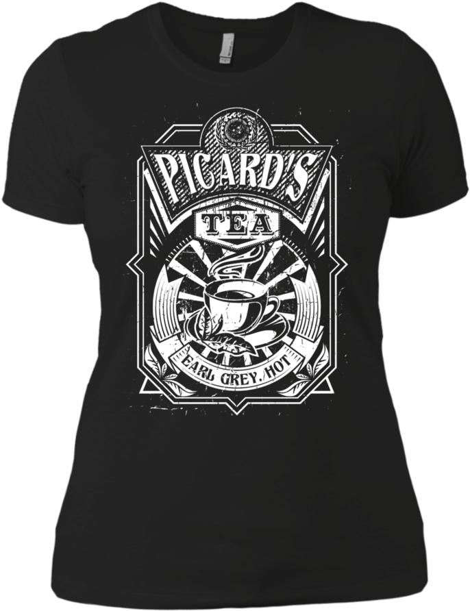 Picard's Tea - T-shirt - October Birthday Shirts (900x900), Png Download
