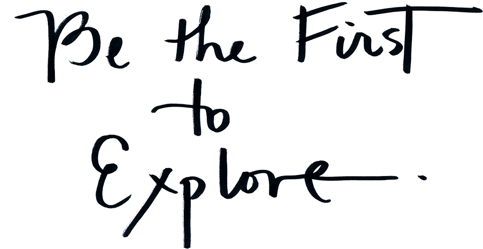 Be The First To Explore - Calligraphy (1000x612), Png Download