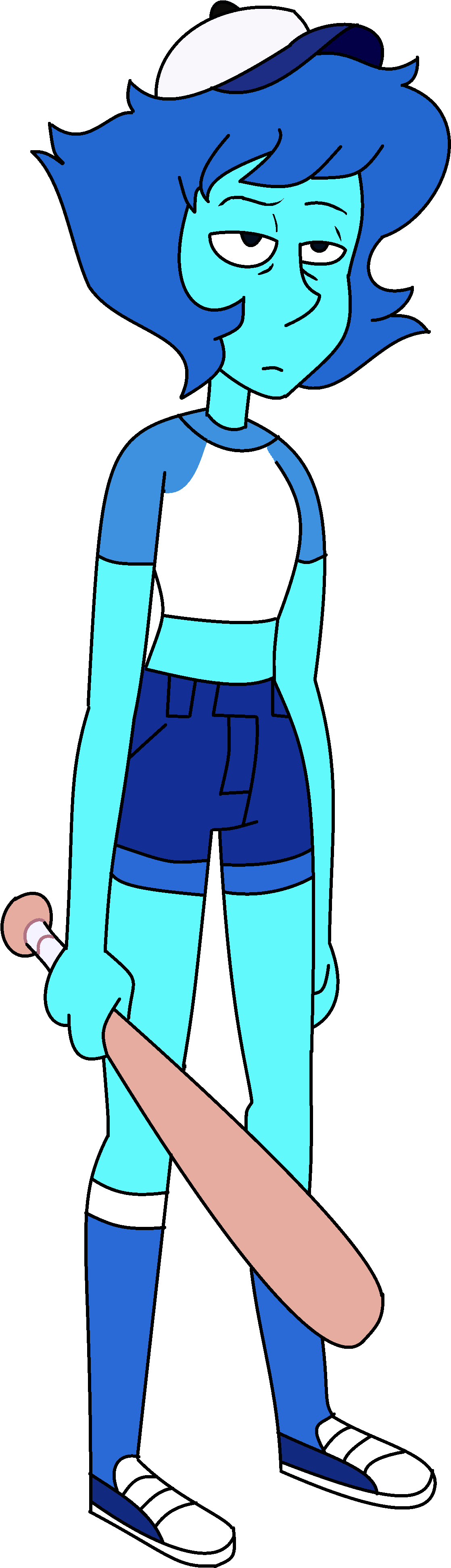 Lapis Baseball'd Png - Lapis Steven Universe Bob (1216x4024), Png Download
