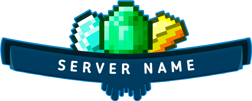 [ Img] - Minecraft Logo Photoshop Template (1000x500), Png Download