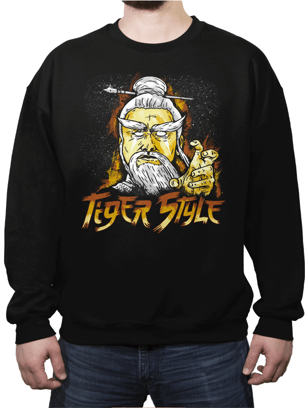 Tiger Style - Crew Neck - Crew Neck - Ript Apparel - Crew Neck (800x800), Png Download