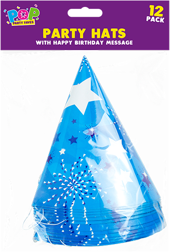 Hats - Decorated Blue - Birthday (800x620), Png Download