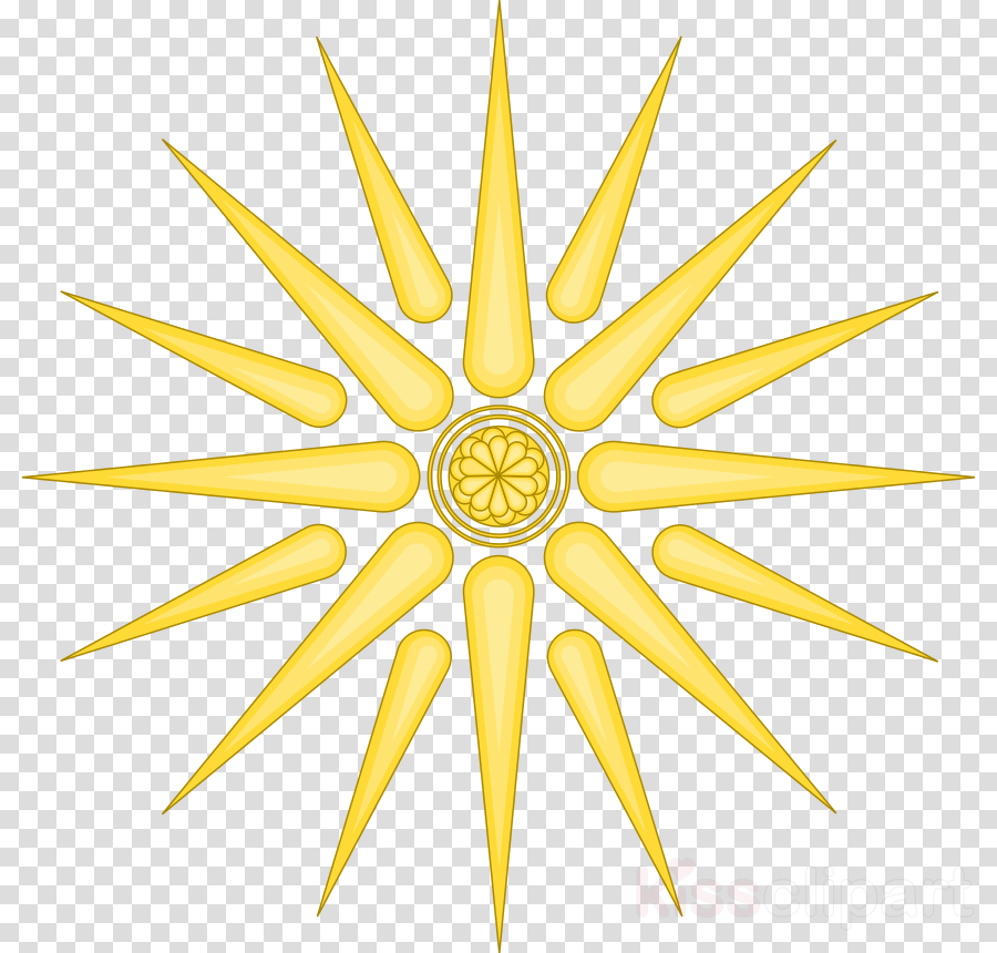 Vergina Sun Png Clipart Vergina Sun Veria - Broken Glass Bullet Png (900x860), Png Download