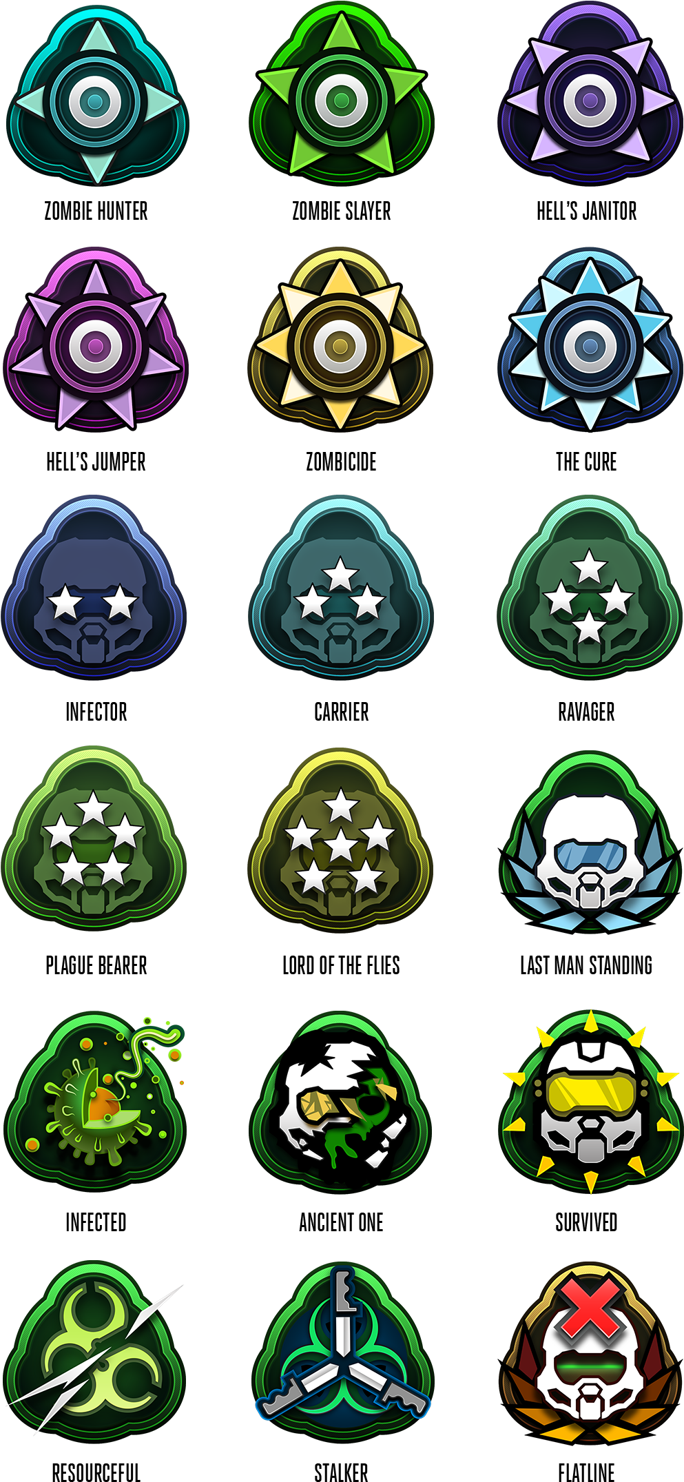 Infection - Halo 5 Guardians Medallas (1120x2247), Png Download