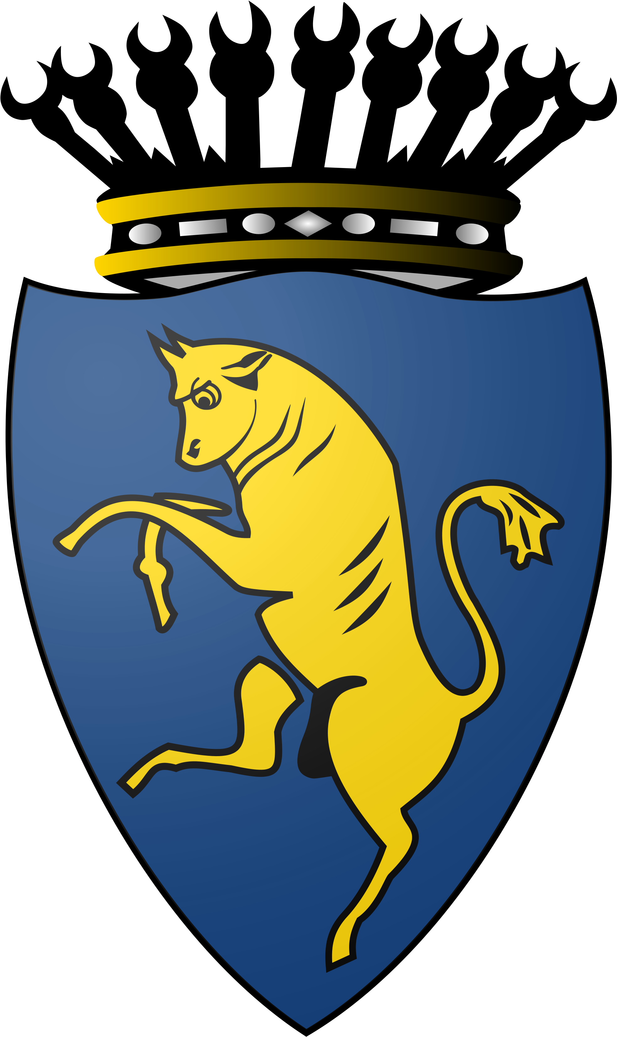 Turin Coat Of Arms (2000x3333), Png Download