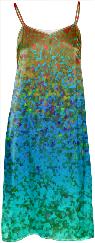 Slip Dress Glitter Dust Background G33 $114 - Jeans (400x821), Png Download