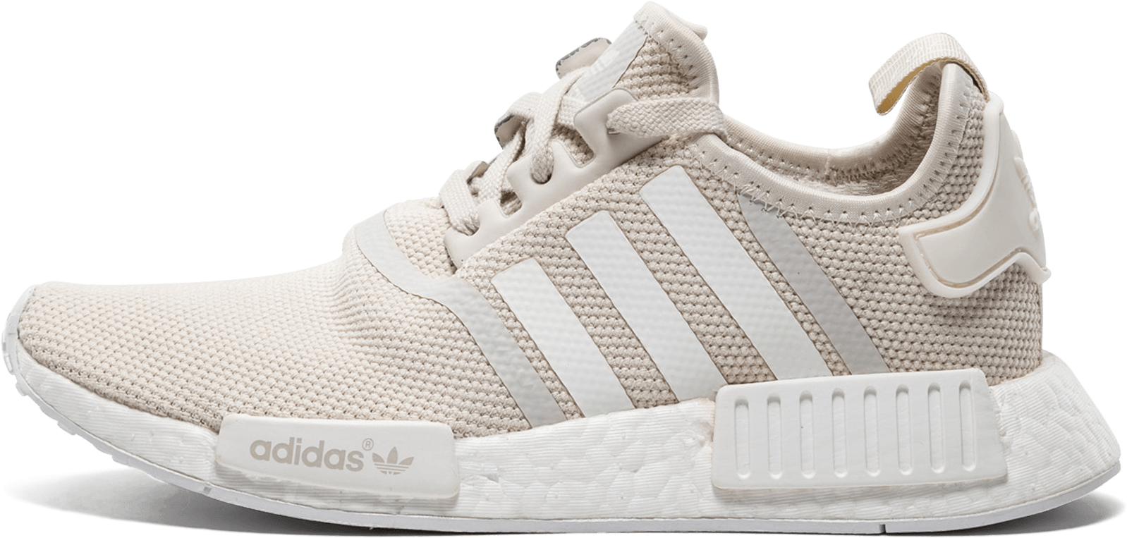 The Women's Adidas Nmd Is Featured In This Colorway - Nmd_r1 Shoes Beige (2000x1200), Png Download