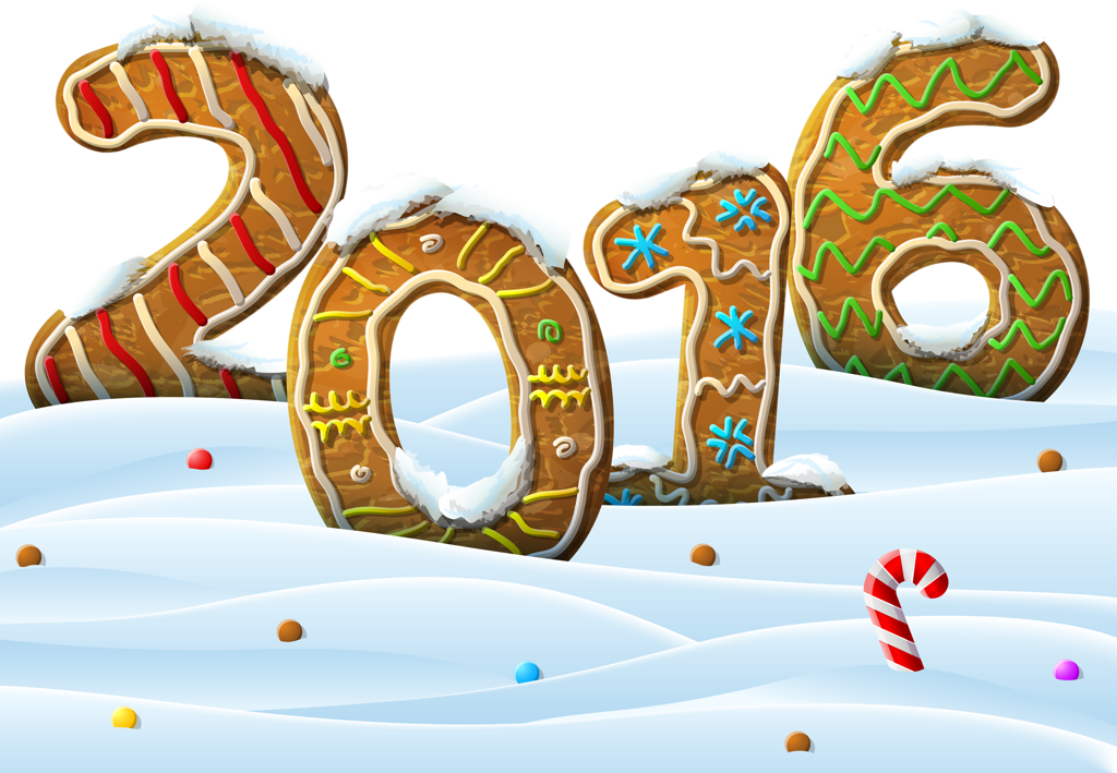 2016 Happy New Year Graphic Art Image Du Blog Zezete2 - Christmas And New Year Posters (1024x709), Png Download