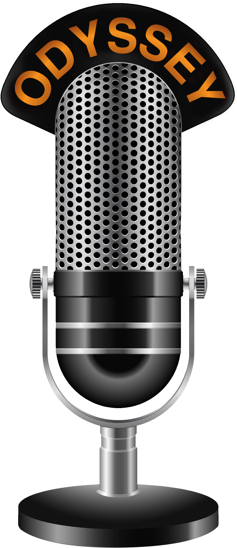 Clip Mics 3d Printed - Radio Mic Png (758x1751), Png Download