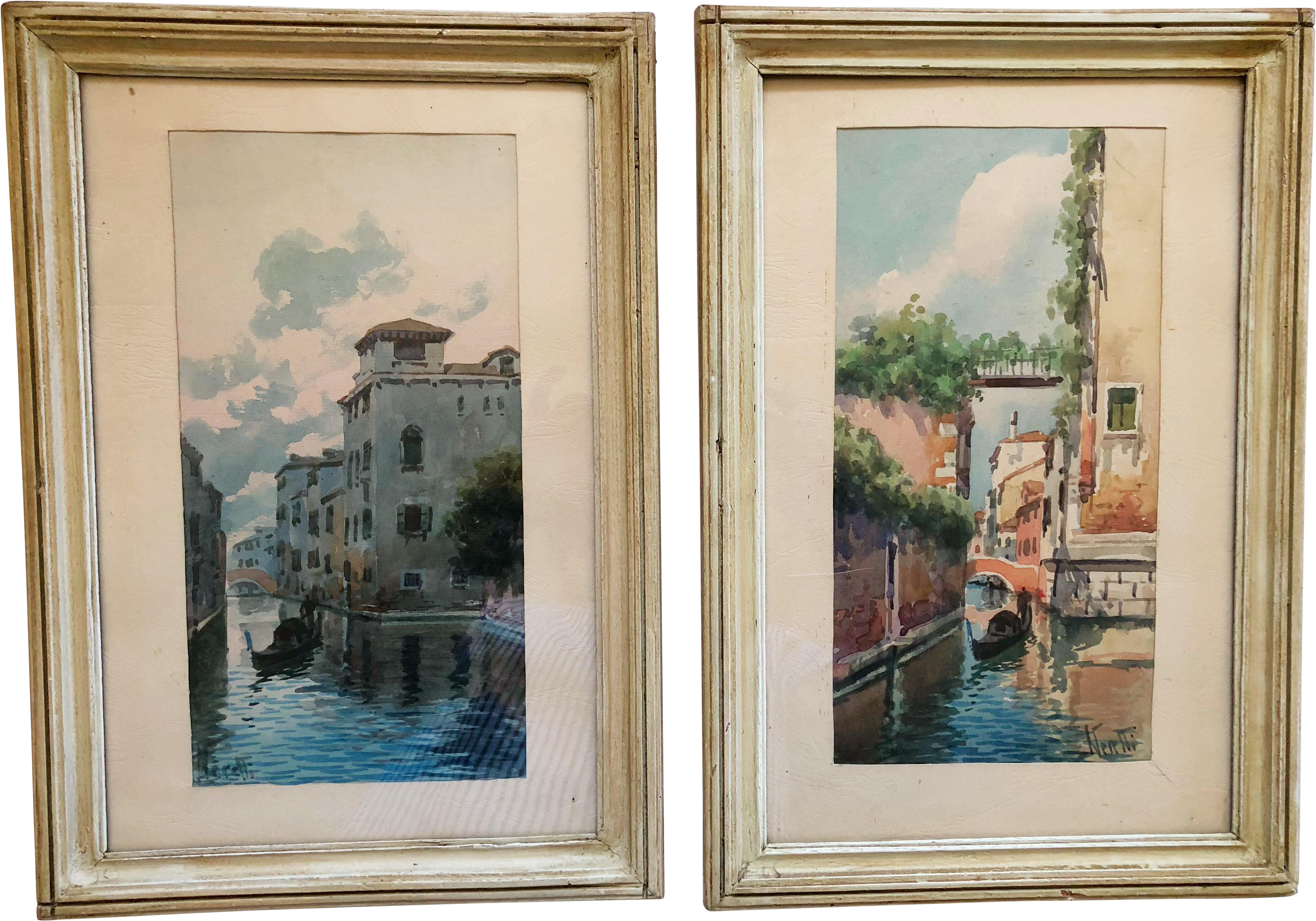 Venice Watercolor Paintings (4067x2846), Png Download