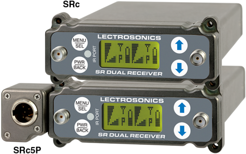 Lectrosonics Announce Two New Dual Channel Radio Mic - Lectrosonics Src5p Dual Channel Slot Mount Receiver (570x350), Png Download