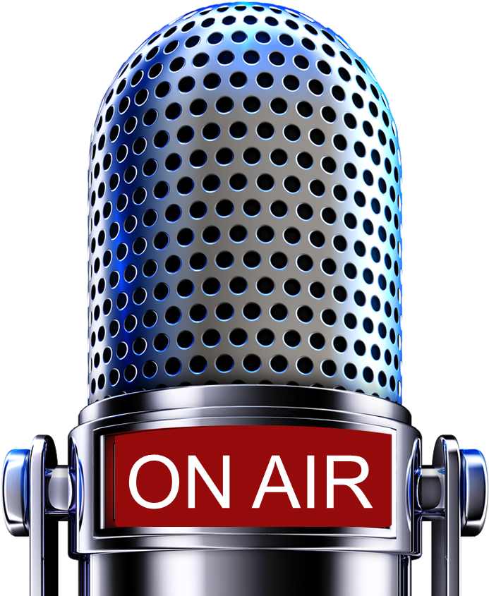Microfonos De Radio Png - Radio On Air Transparent (844x844), Png Download