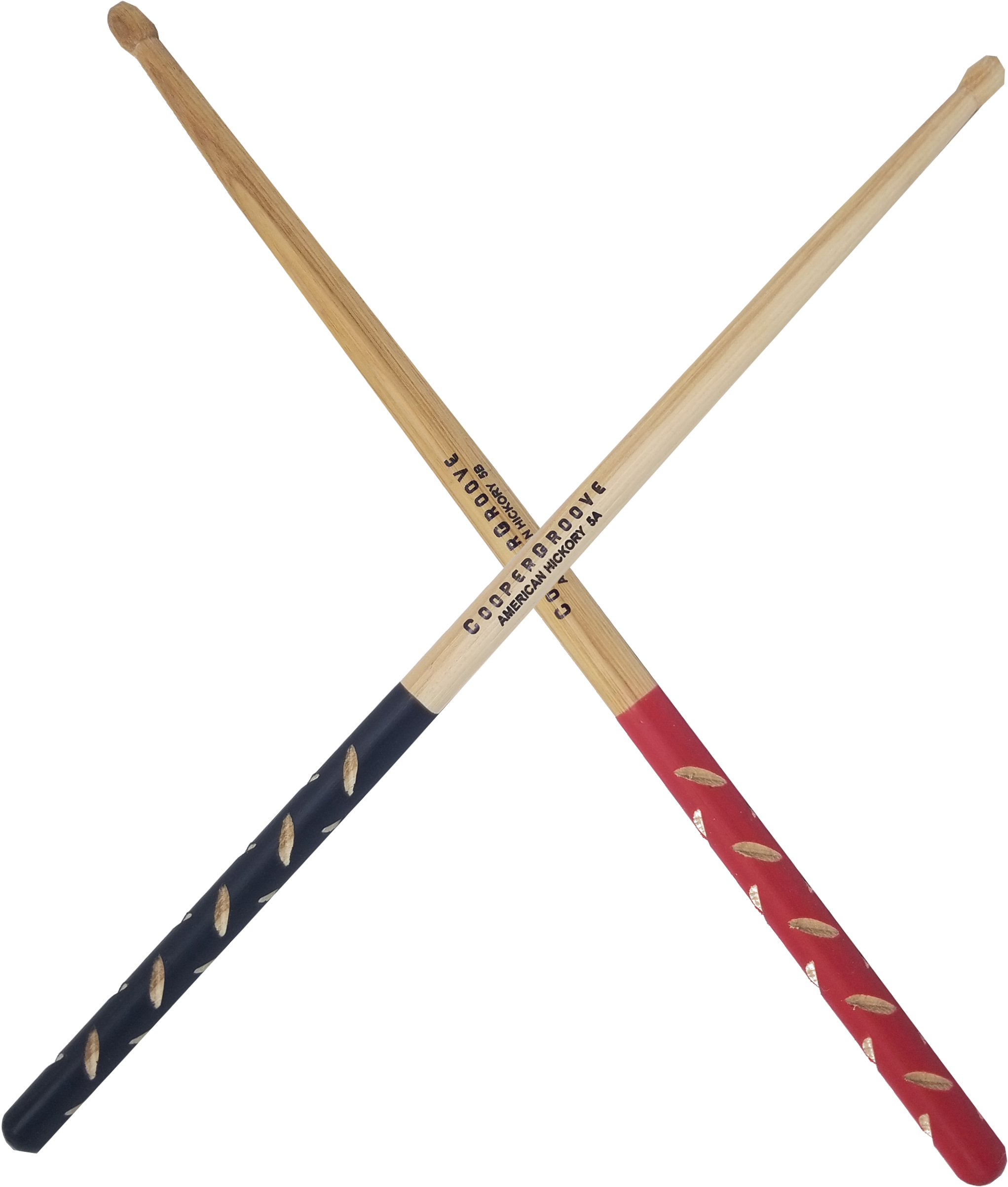 Drumsticks Drawing Pair Banner Black And White - Cross Drum Sticks (2980x2980), Png Download