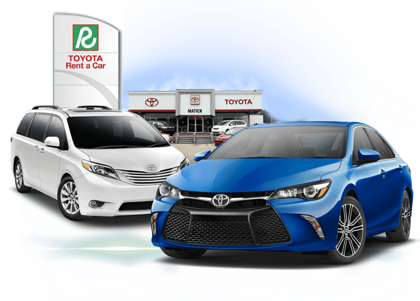 Rent A Car - Matick Toyota (861x618), Png Download