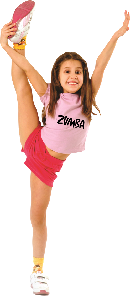 Zumba Party Fiestas De Cumplea&241os Para Ni&241as - Girl Doing The Splits (495x1123), Png Download