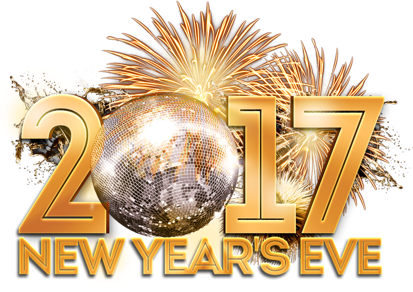 New Years Eve 2017 Logo V1 - Fireworks (835x621), Png Download