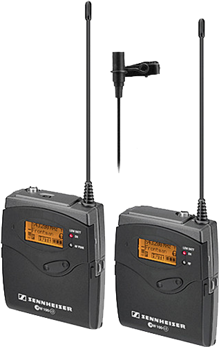 Senn Wireless Audio Lav - Sennheiser G3 Lapel Mic (326x500), Png Download
