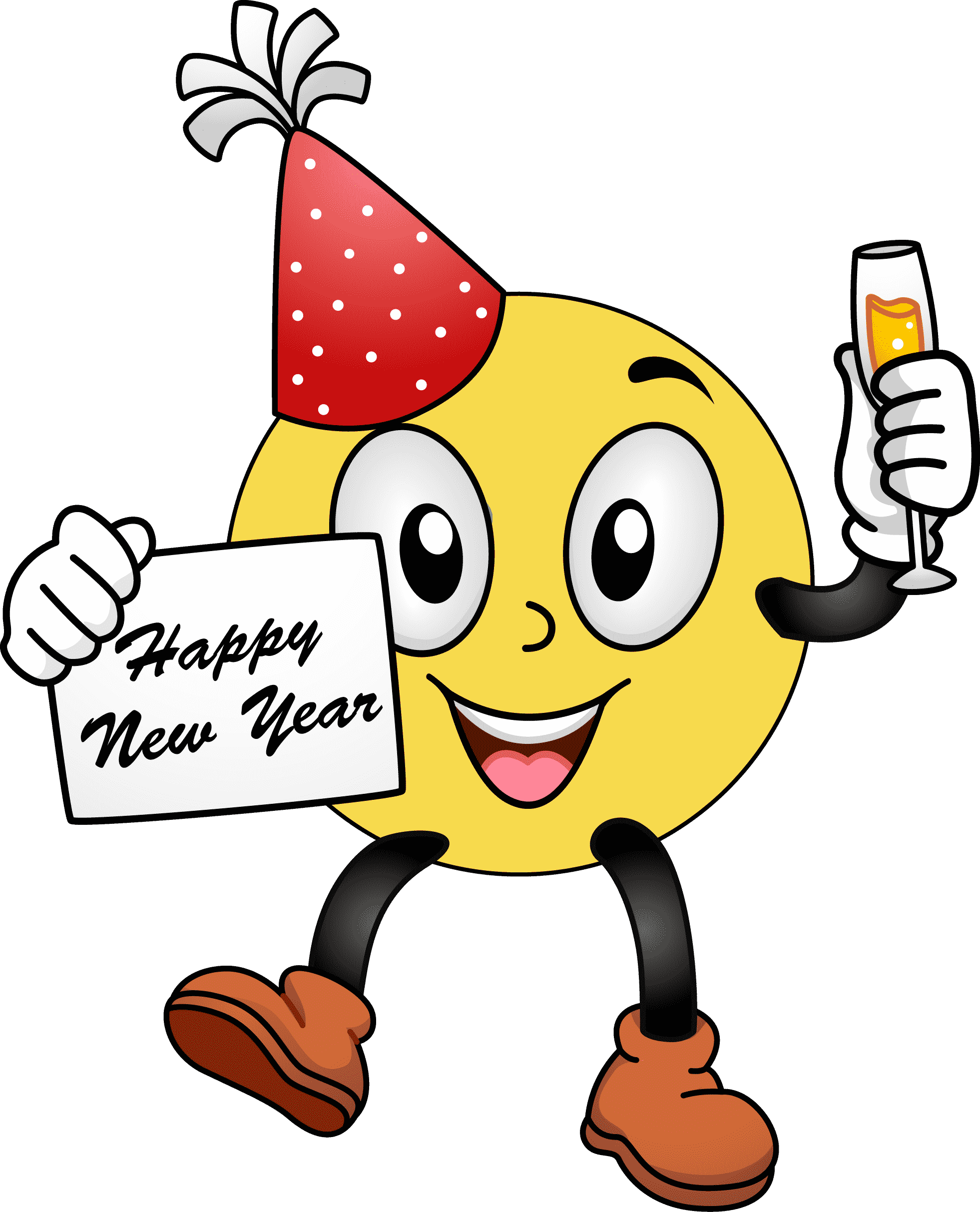 Disney New Years Eve Clipart Png - Happy New Year 2017 Disney (1962x2426), Png Download