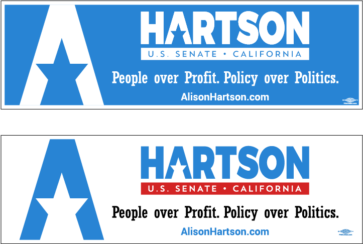 Allison Hartson Bumper Stickers Group - Wikimedia Commons (731x731), Png Download