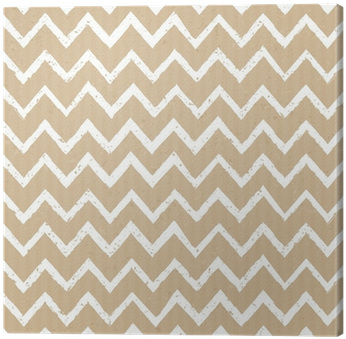 Seamless Cardboard Paper Chevron Background Canvas - Cushion (400x400), Png Download