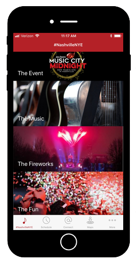 Nashville New Year's Eve App - Flyer (272x518), Png Download