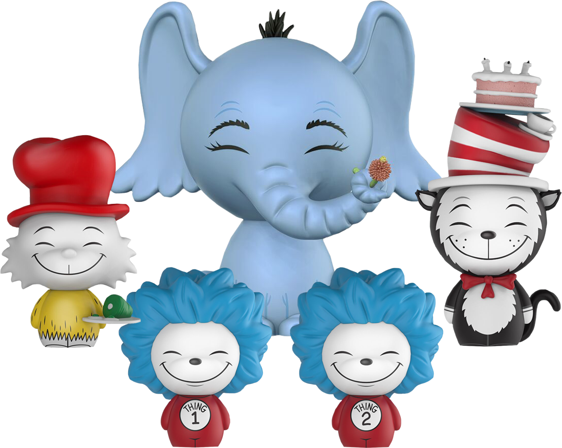 1 & Thing - Funko Dorbz Dr. Seuss Cat In The Hat (styles May Vary) (1105x881), Png Download