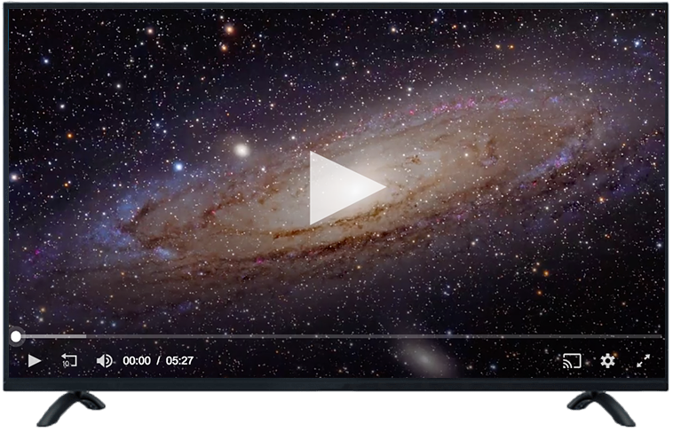 On An Android Tv Using A Google Chromecast - Television (758x487), Png Download