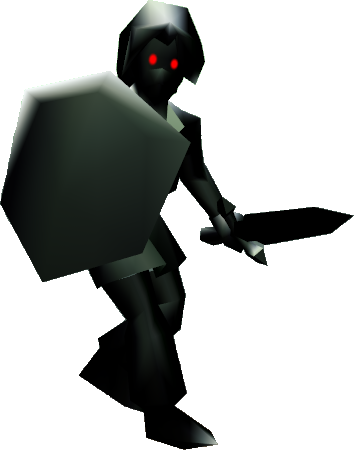 Finally, I Faced The Power-crazed "king Of Evil" Ganon - Dark Link Ocarina Of Time (354x450), Png Download