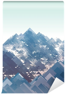 Mountains, Vector Geometric Illustration Consisting - Illustration (400x400), Png Download