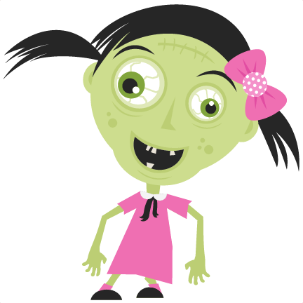 Zombie Clipart - Zombie Girl Clip Art (432x432), Png Download