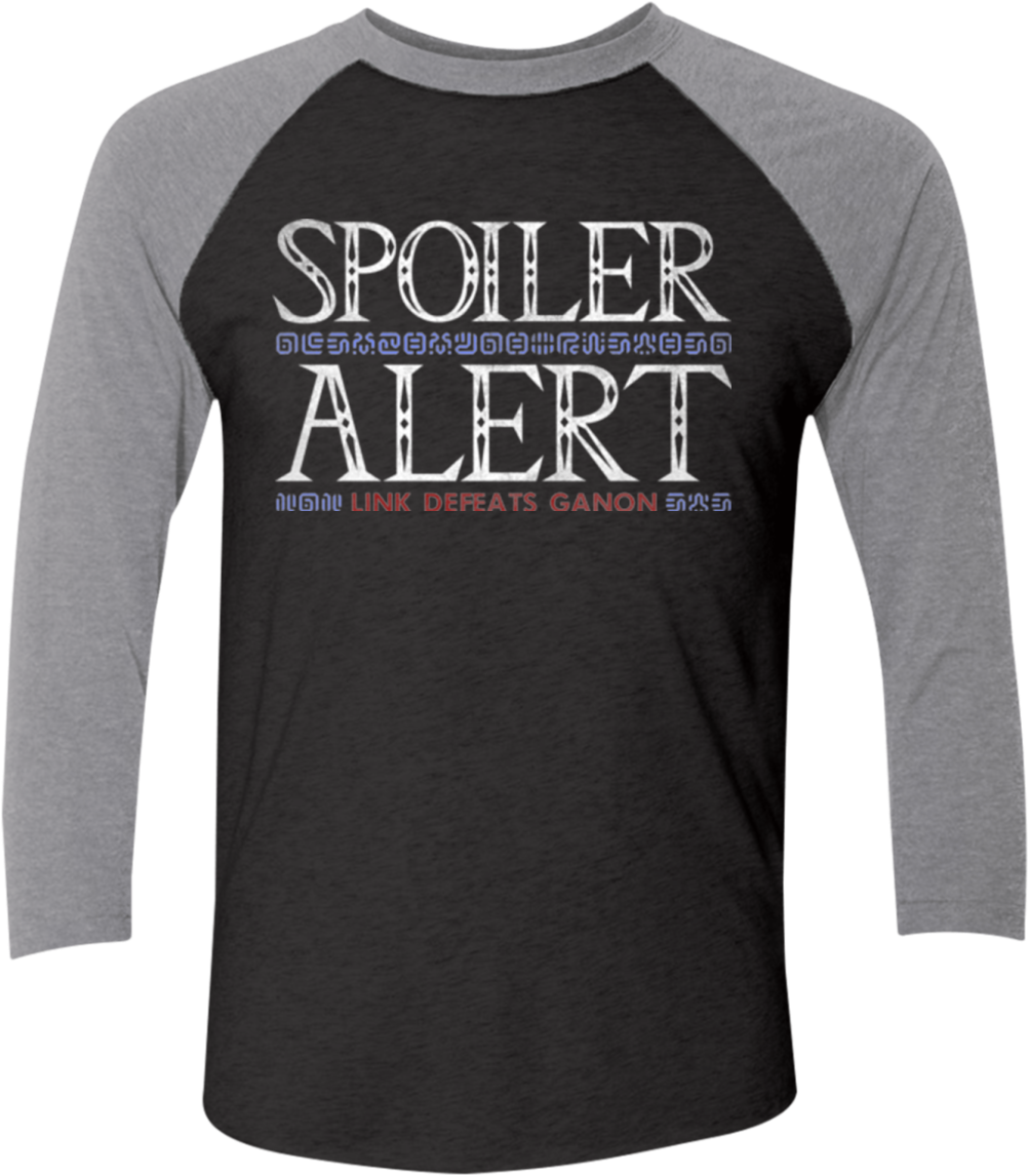 Spoiler Alert Link Defeats Ganon Men's Triblend 3/4 - Mom Squad Basketball Shirt (1155x1155), Png Download