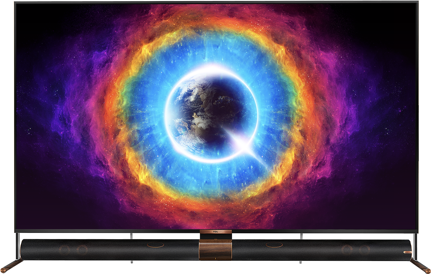 Tcl Qled Tv - Quantum Dot Display (1380x928), Png Download