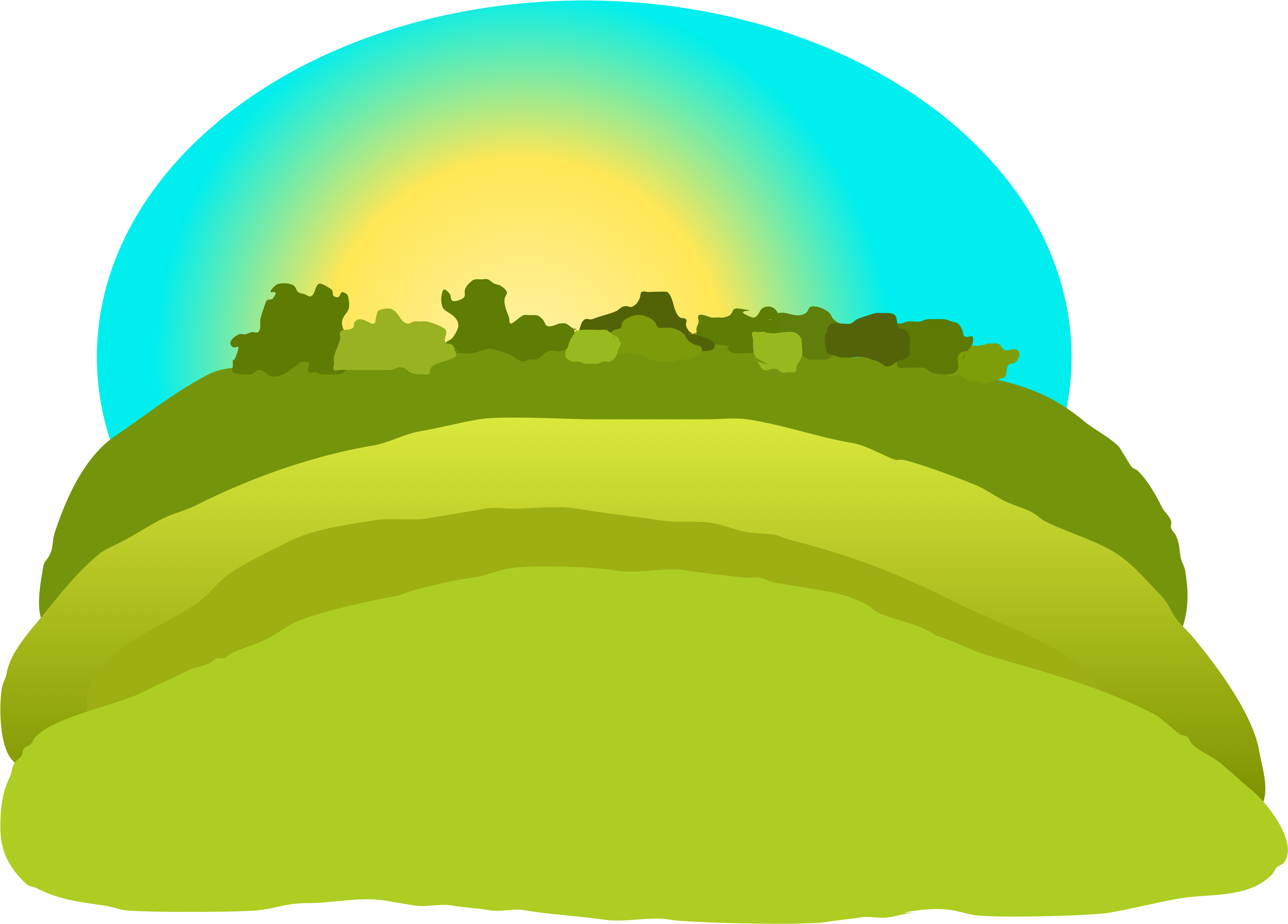 Hill Clipart Hill Mountain - Hill Png Clipart (5204x5204), Png Download