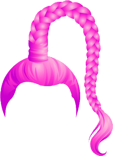 Clip Freeuse Stock Space Diva Png Frames Borders Pinkpng - Pink Hair Clipart Transparent (378x522), Png Download