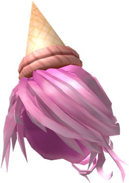 Strawberry Ice Cream Hair - Strawberry Ice Cream (420x420), Png Download