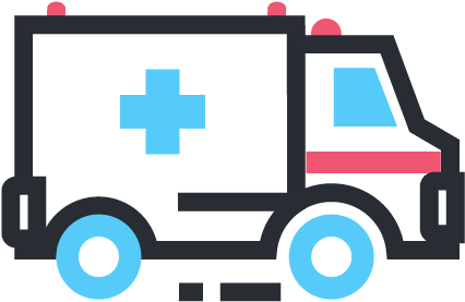 Clipart Black And White Ambulatory Center Ehr Software - Emergency Department (535x534), Png Download