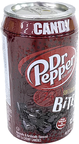 Pepper Can Soft & Chewy Bites - Dr Pepper Soda - 15 Pack, 12 Fl Oz Bottles (500x500), Png Download