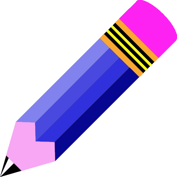 Pencil Clipart (600x600), Png Download