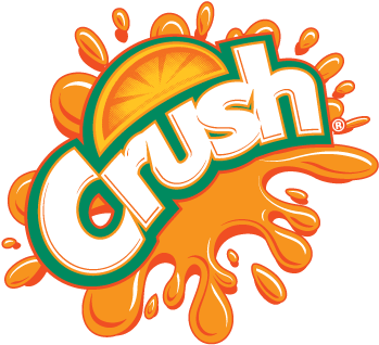 Crush Watermelon Soda - Crush Orange Soda Logo (388x350), Png Download