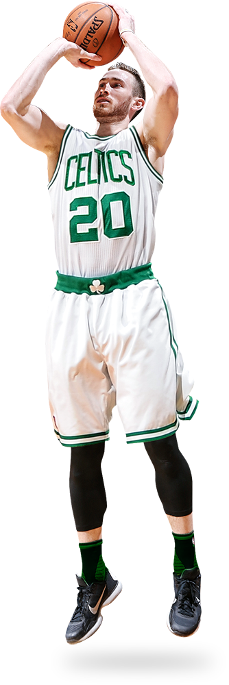 Gordon Hayward - Gordon Hayward Celtics Uniform (334x1000), Png Download