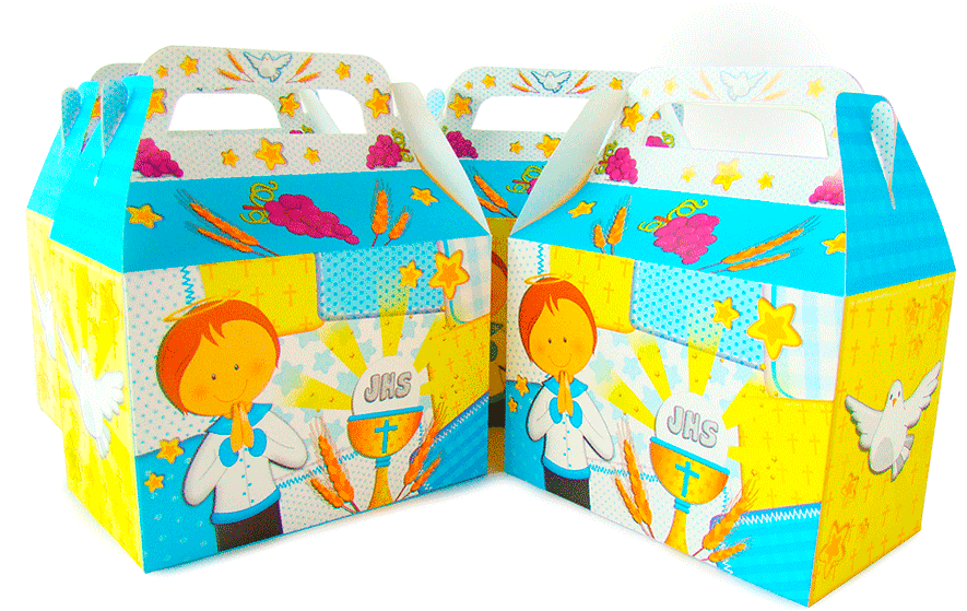 Una Caja De Cartón Sorpresa, Perfecta Para Guardar - First Communion (900x900), Png Download