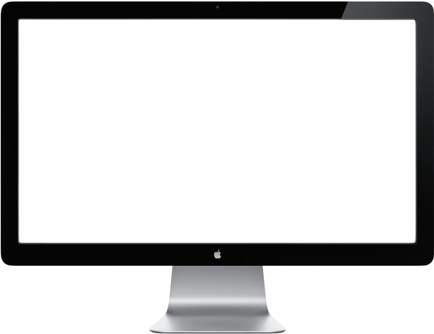 Download - Apple Thunderbolt Display - 27" Ips Led Monitor (631x534), Png Download